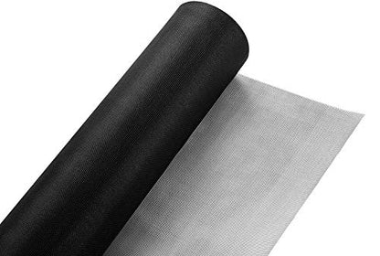 Fiberglass Screen Roll 36" x 100' A Continuous Roll UV Protection Install and Repair Door and Window Screen (36" x100', Black) - color: Black, size: 36" x 100'