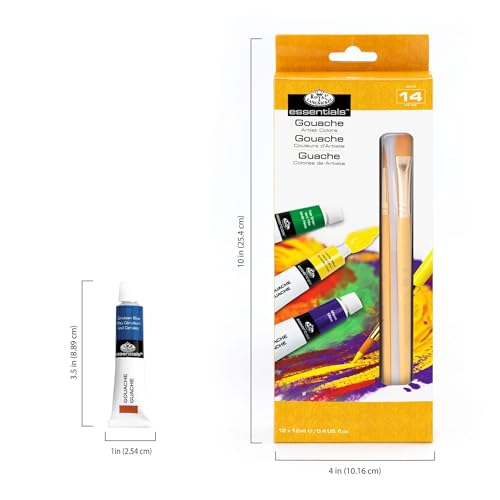 Royal & Langnickel Gouache Paint, 18-Piece - size: 1 Count (Pack of 1)