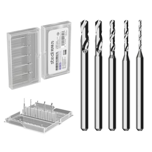 stedi Manual Pin Vises Drill Bits, 1/8 In Tungsten Steel Micro Drill Bit Set - color: Tungsten Steel Drill Bit Set
