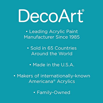 DecoArt Satin Enamels Acrylic Paint, 8 fl. oz Jar, Dark Denim (Pack of 1) - color: Dark Denim