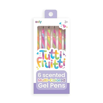 Ooly Scented Tutti Fruitti Color Changing Gel Pens, Set of 6 | Ages 3+, 1.00mm Nib, Color Changes as You Write, Scented, Fun Stationery and Arts and Crafts Supplies for Kids and Adults - style: Color Changing Pens
