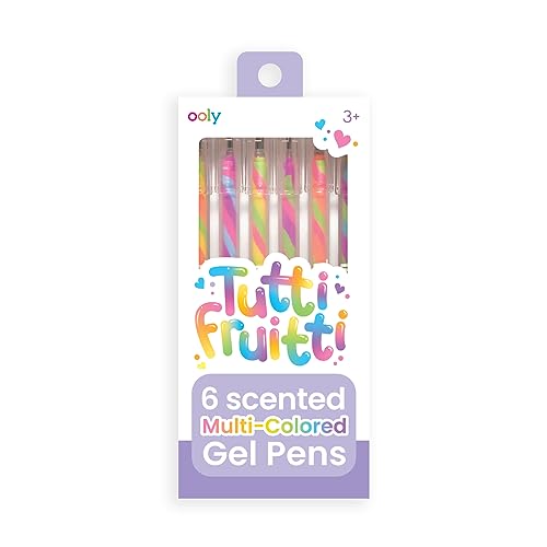 Ooly Scented Tutti Fruitti Color Changing Gel Pens, Set of 6 | Ages 3+, 1.00mm Nib, Color Changes as You Write, Scented, Fun Stationery and Arts and Crafts Supplies for Kids and Adults - style: Color Changing Pens