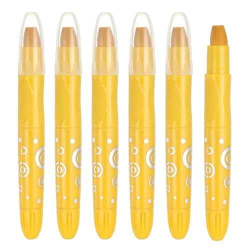 PATIKIL Watercolor Gel Crayon, 6Pcs Washable Twist Crayons for Coloring, Drawing, Painting, Gold (5.2x0.59) - color: Gold