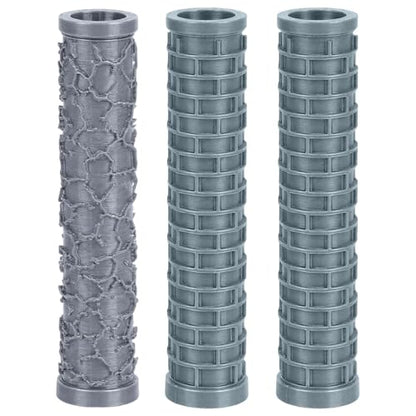 3Pcs Texture Roller for Clay, 3D-Printed Clay Texture Roller, Ideal for Tabletop, Clay Crafts