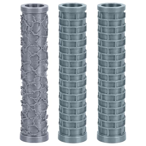 3Pcs Texture Roller for Clay, 3D-Printed Clay Texture Roller, Ideal for Tabletop, Clay Crafts