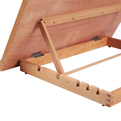 Large 5-Position Wood Drafting Table Easel Drawing &Sketching Board | 23 2/9 Inches by 16 1/2 Inches - style: 23 2/9 L * 16 1/2 W