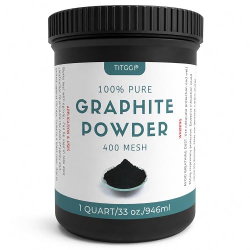 TITGGI 1 Quart Graphite Powder for Locks, Bearings and Dry Lubrication - style: 1 Quart Graphite Powder