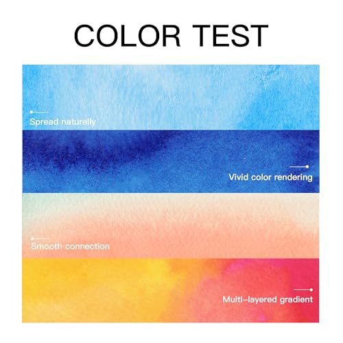 rubens Watercolor Paper Block, 5.3 x7.6 in Cold Pressed Watercolor Papers - size: 32K-Cold Pressed