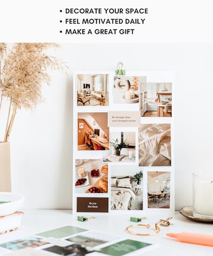 Lamare Vision Board Book -1000+ Images, Vision Board Supplies for Women | Design Your Dream Life | Vision Board Kit, Vision Board Magazines, Collage Book for Manifestation & Scrapbooking - color: New Release