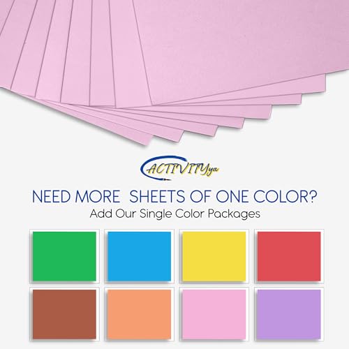 Baby Pink EVA Foam Sheets, 6 x 9 Inch, 2mm Thick – Foam Paper for DIY Arts and Crafts, School Projects, and More – 8 Pack - color: Baby Pink