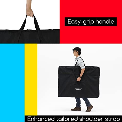 MEEDEN Art Portfolio Bag: 32 x 42 Inch Black Canvas Portfolio Case - size: 32" X 42"
