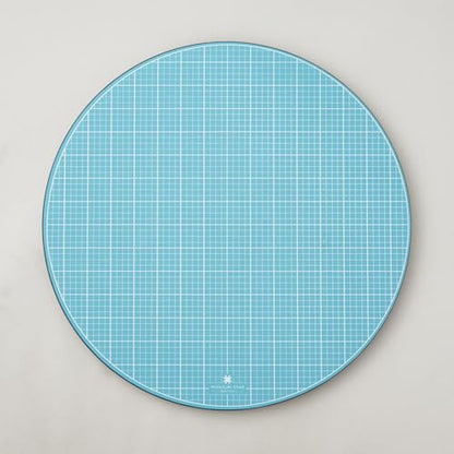Missouri Star 16" Rotating Self-Healing Cutting Mat – 360° Swivel Quilting Mat for Layer Cakes, Trimming, Squaring & Fussy Cutting