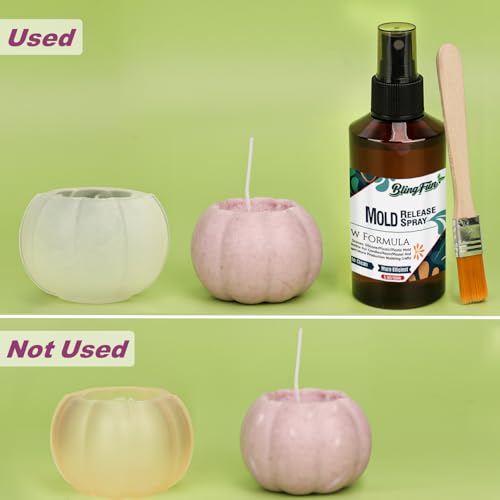 Silicone Mold Release Spray 5.07 fl oz – Non-Stick Resin & Epoxy Release Agent, Fast-Drying Candle Mold Release– Works on Rubber, Concrete, Soap Molds – Easy Cleanup