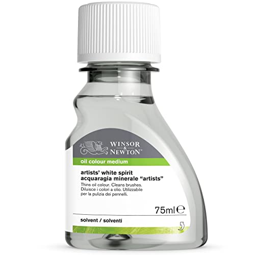 Winsor & Newton Artists' White Spirits, 75ml (2.5-oz) Bottle - color: Artists' White Spirits, style: 2.5-oz Bottle