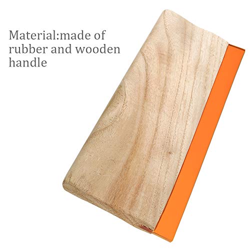 Caydo 3 Sizes Wooden Screen Printing Squeegee, 75 Durometer Ink Scraper | 5.9, 9.4, 13.7 inches,for screen printing fabric, DIY craft, ink scraper, wooden handle - size: 3Sizes