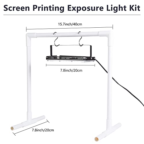 Caydo 46 Pieces Screen Printing Kit with 4 Color Screen Printing Ink, 2 Size Screen Printing Frame and Squeegees for Screen Printing - size: 13.5 fl oz