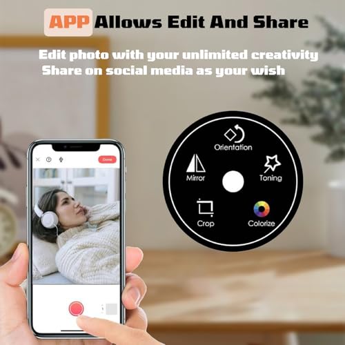 A4 Slide Viewer Light Box, Ultra-Thin LED Light Pad with 3 Adjustable Brightness, USB-C Powered Backlight for Viewing, Scanning and Digitizing 35mm Slides & Film Negatives