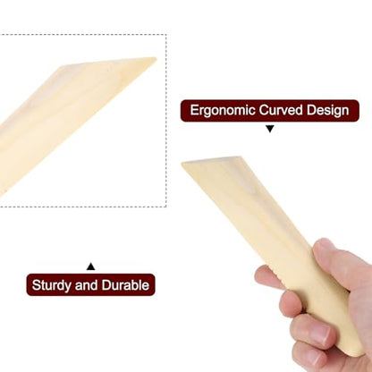 HARFINGTON 2pcs Pottery Ribs 12.7cm 18cm Clay Ceramic Sculpting Tools Set