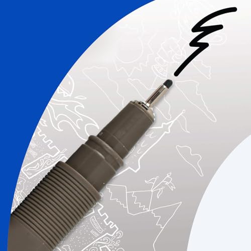 Artline 230 Drawing System Fineliner Pens, Art Technical Drawing Sketch Pens, Ideal for Drafting, Illustrating & More, Black, 0.1mm, 0.3mm, 0.5mm Fine Tips, 3-Pack - style: 0.1, 0.3, 0.5mm Nib Sizes | 3-Pack
