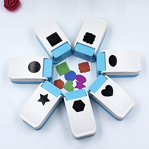 5/8 inch Square Punch Craft Lever Punch Handmade Paper Punch for Crafting Scrapbooking Cards,DIY Cards Making 0.625X0.625 inch Equilateral Square Color by Random - color: 5/8 inch Square