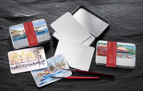 Hahnemuhle Watercolor Cards 230gsm Rough 4x5.75 Inches, 1 Set of 30 Cards