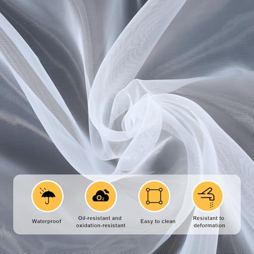 SynHHergyx Nylon Mesh Fabric 100 Mesh Paint Nylon Filter Woven Net Sheet Filter Cloth Fabric for Paint, Home Brewing (39"x39")