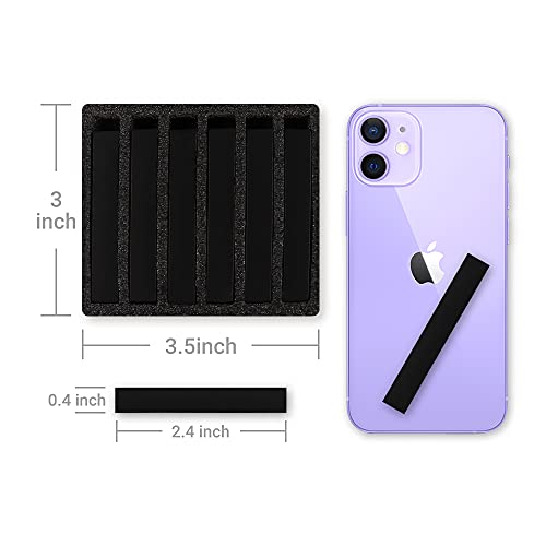 HA SHI Soft Chalk Pastels for Adult Artists, Black, 6 Square Sticks - color: Black (6 Sticks)