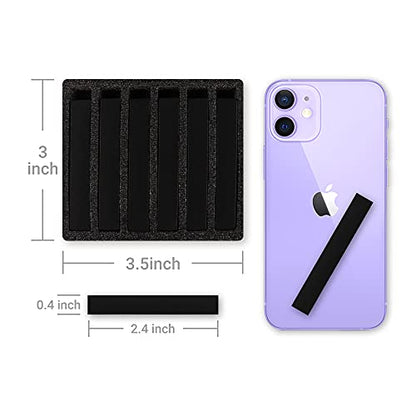 HA SHI Soft Chalk Pastels for Adult Artists, Black, 6 Square Sticks - color: Black (6 Sticks)