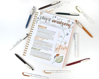 Zebra Pen MILDLINER Highlighter & SARASA Clip Set, Neutral Vintage, 14-Pack | Includes 7 SARASA Clip Vintage Gel Pens and 7 MILDLINER Neutral Highlighters, Ideal for Journaling and Note-Taking (10114) - style: Journaling Set Vintage Neutral