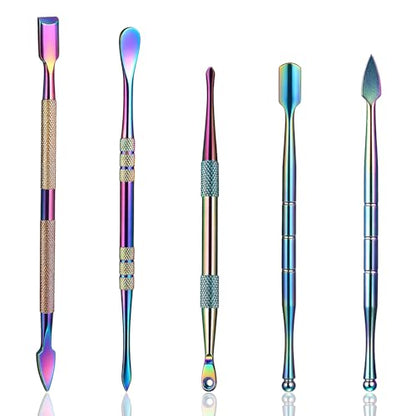 5 Pc Carving Tool for Wax Wood Sculpting Modeling Tool Kit Sculpting Tool | Stainless Steel, Double-Ended, Sculpture Spoon Tool, Carving Kit, Sculpture Supplies, for Clay Pottery, Carve Sculptures Wax