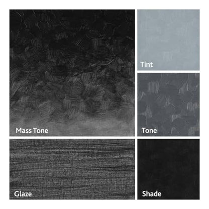 Tusc & Pine Artist Oil Paint - Nocturne Black Pearlescent, 40 ml, Non-Yellowing, Rich & Creamy Consistency, Maximum Pigment Load, Small Batch Milled Oil Paints Made in the USA - color: Nocturne Black Pearlescent, size: 1.35 Fl Oz (Pack of 1)