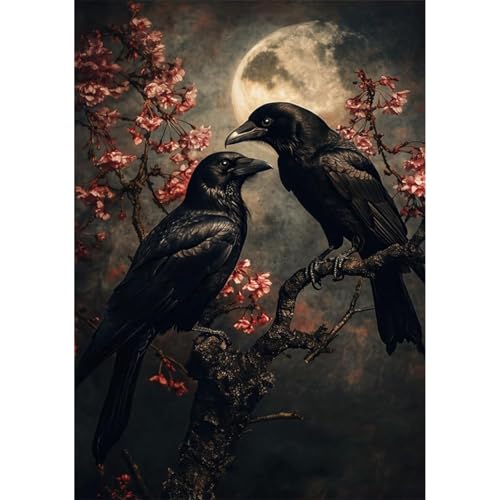Halloween Diamond Art Kits for Adults Round Diamond Painting 12x16 Inch - color: DD141