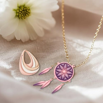 ORIGACH 12 Pcs Boho Knot Macrame Polymer Clay Cutters Set | Dream Catcher Design Clay Cutters for Polymer Clay Jewelry Earrings with a Clear Storage Box - style: Boho Knot Macrame