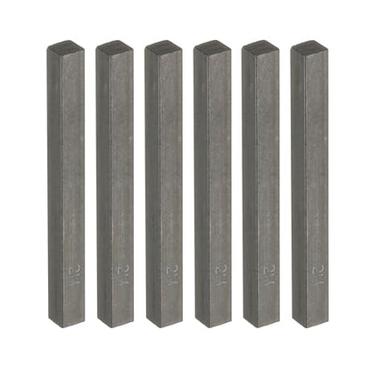 PATIKIL Compressed Charcoal Sticks, 12 Pack 2H Grade Art Supplies Sketch Square Stick for Artist Drawing Sketching Shading Painting, Black