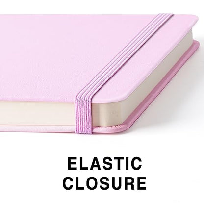 5" x 5" Hardcover Sketch Book,58 Sheets Small Mixed Media Pocket Sketch Pad | PU Cover,150 GSM Acid Free Artist Drawing Paper,Travel Journal Blank Notebook for Adults Sketching,Illustration.Purple Pink - color: 150gsm PU-purple pink