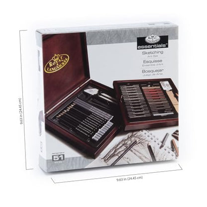 Royal & Langnickel RSET-SKET1600 Premier Sketch Pencil Art Set, 51-Piece