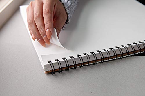 Strathmore Medium Drawing Spiral Paper Pad 8"X10"-24 Sheets -400300 - color: white, size: 8x10
