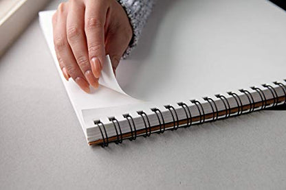 Strathmore Medium Drawing Spiral Paper Pad 8"X10"-24 Sheets -400300 - color: white, size: 8x10