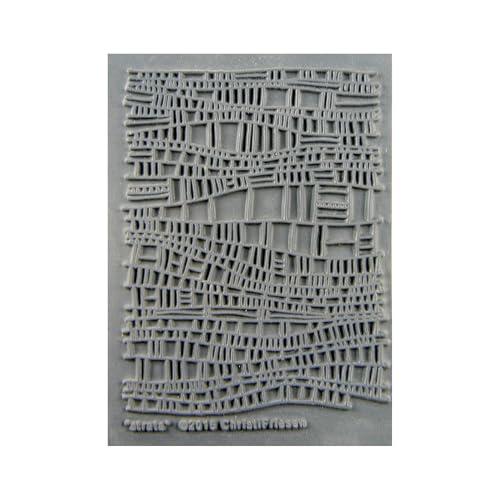 AVES Co Rubber Texture Clay Stamps Strata Texture - Versatile for All Types - style: Strata