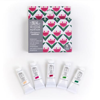 Designers Gouache Botanical Set 5x14ml Tubes