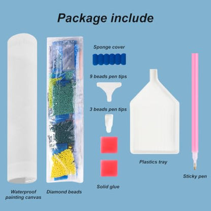 hill froeistung Landscape Scenery Diamond Art Painting Kits for Adults - color: HF-A079
