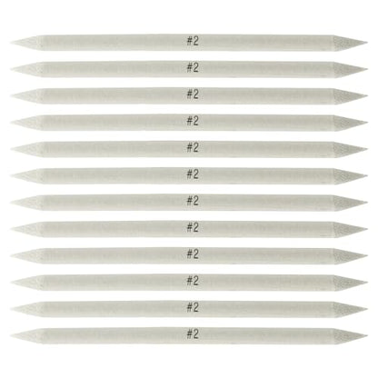 Creative Mark Blending Stumps - Solid Double-Ended Blending Stumps for Blending Charcoal, Pencils, Pastels, and More! - [Size # 2-120 Count] - size: Size # 2 - 120 Pack