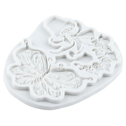 Butterfly Flower Polymer Clay Mold Butterfly Orchid Silicone Molds - color: Style G
