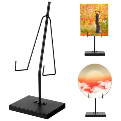 RattanView Metal Platter Stands for Display 12 x 5 x 4 frame Holder - size: 12 x 5 x 4 Inches