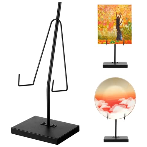 RattanView Metal Platter Stands for Display 12 x 5 x 4 frame Holder - size: 12 x 5 x 4 Inches