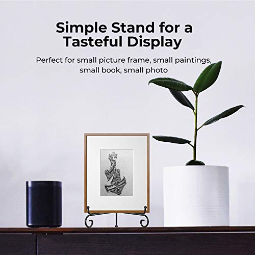 TR-LIFE Plate Stands for Display - 6 Inch Holder + Metal Easel Stand for Picture Frame, Decorative Plates, Book, Photo, Collectibles (2 Pack) - size: 6 Inch(2pcs)