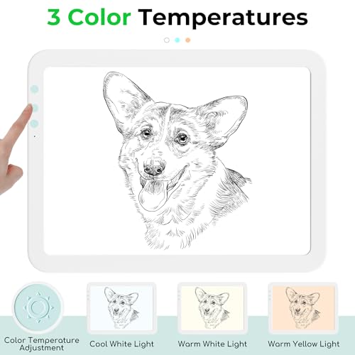 Bawaslom A4 Rechargeable Diamond Art Light Board for Tracing and Drawing - size: A4