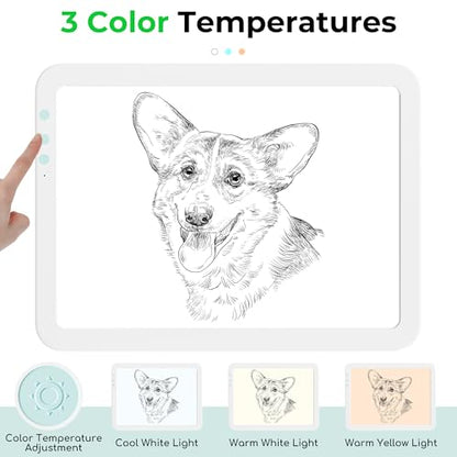 Bawaslom A4 Rechargeable Diamond Art Light Board for Tracing and Drawing - size: A4