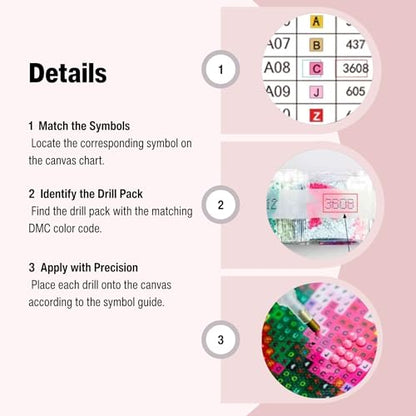 Muzagroo Art 5D Diamond Paintings Kits for Adults Round Full Drill Diamonds Art Kits for Beginners Flower Diamond Art Paintings Gem Art Kits Diamond Dot 30x40cm (Poppy Flower) - color: Poppy flower