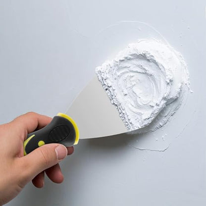 20PCS Putty Knife Set 1, 2, 3, 4, 5 Inch, Stainless Steel Spackle Knives, Metal Knife Scrapers with Non Slip Handles for Drywall Finishing, Plaster Scraping, Decals, and Wallpaper